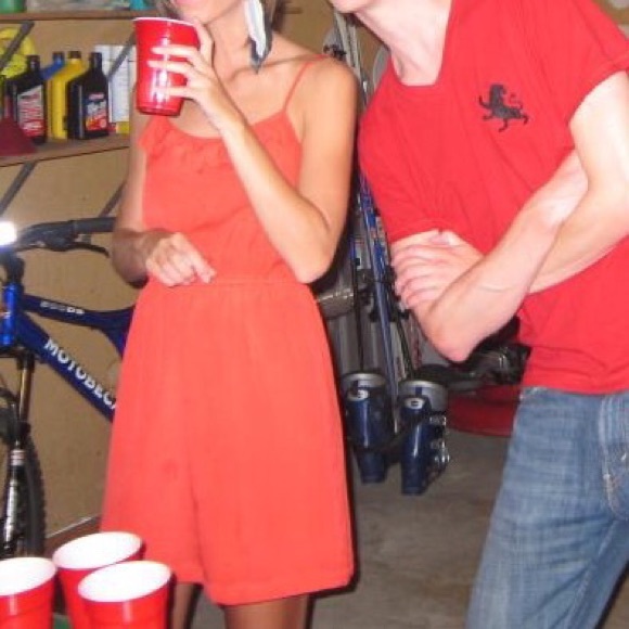 Forever 21 orange dress - Picture 3 of 5